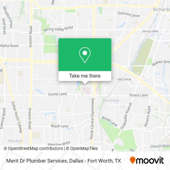 Merit Dr Plumber Services map