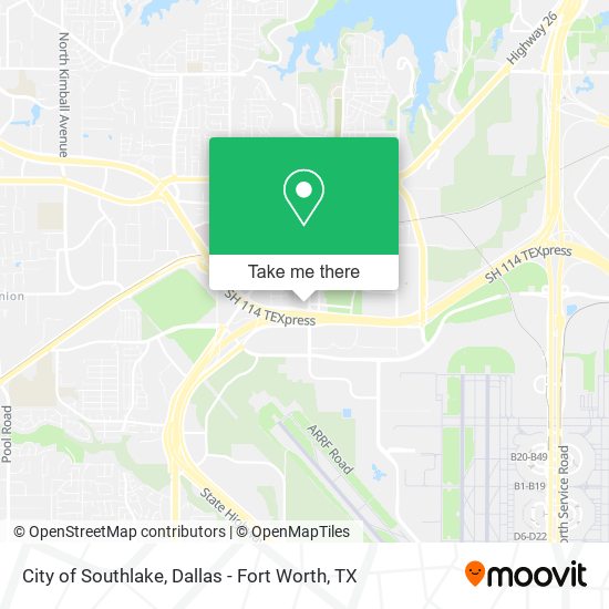 Mapa de City of Southlake