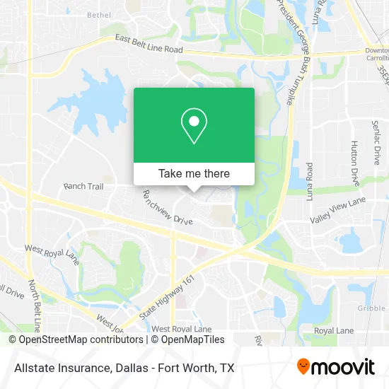 Allstate Insurance map