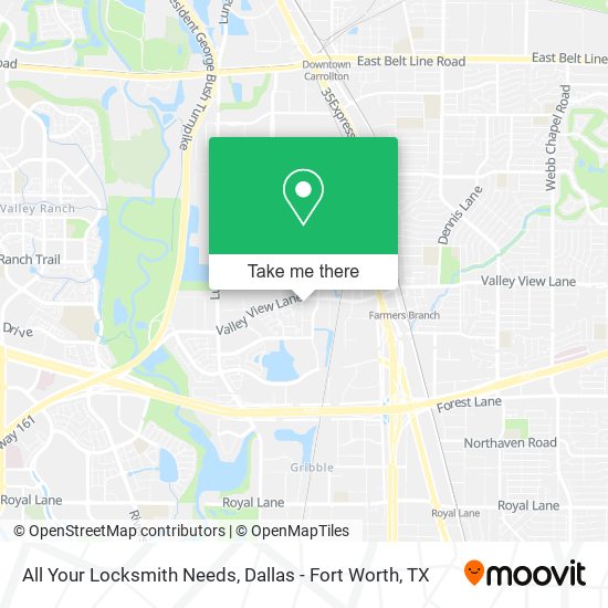 Mapa de All Your Locksmith Needs