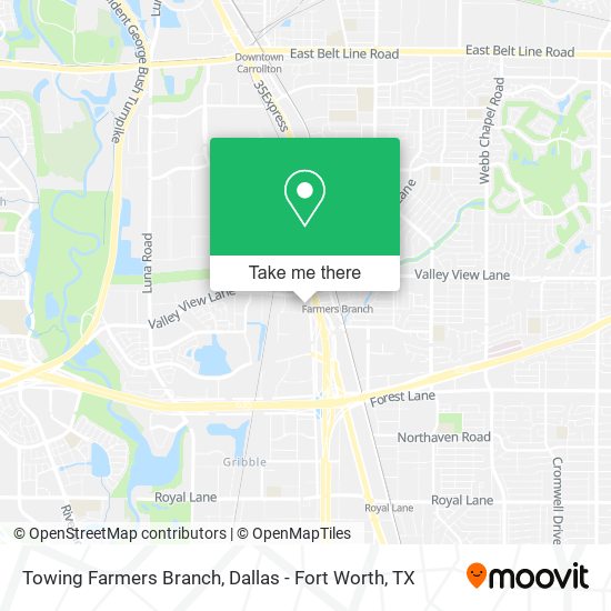 Mapa de Towing Farmers Branch