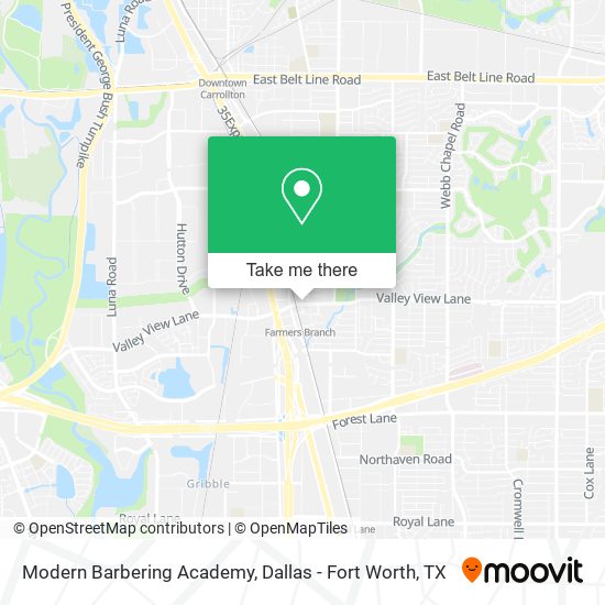 Modern Barbering Academy map