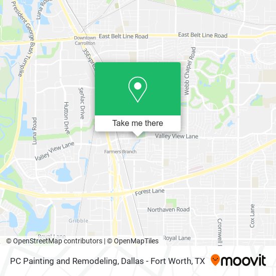 PC Painting and Remodeling map
