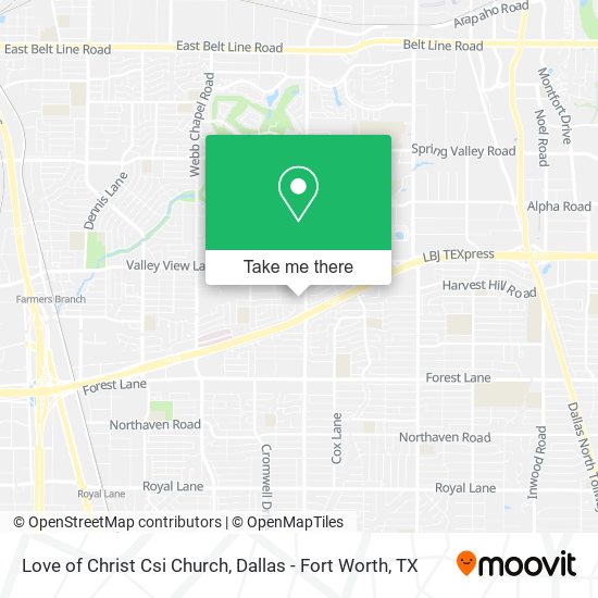 Love of Christ Csi Church map