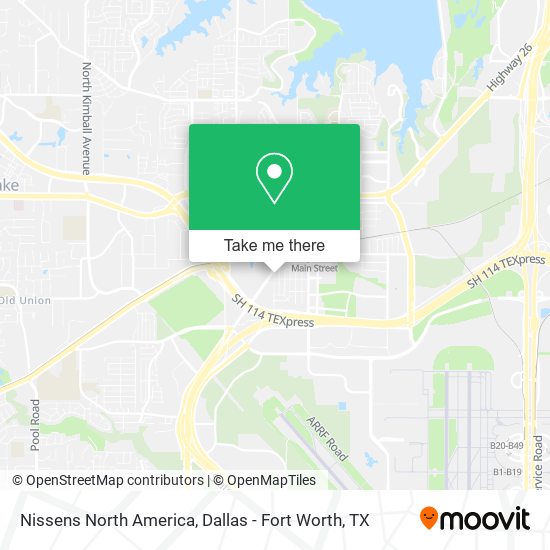 Mapa de Nissens North America