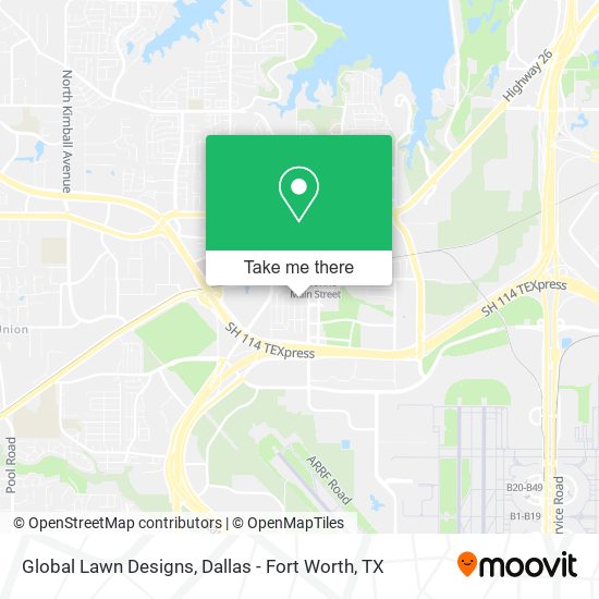 Global Lawn Designs map