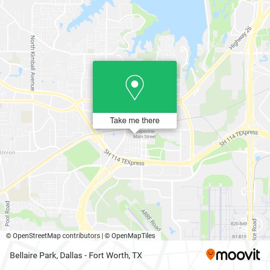Mapa de Bellaire Park
