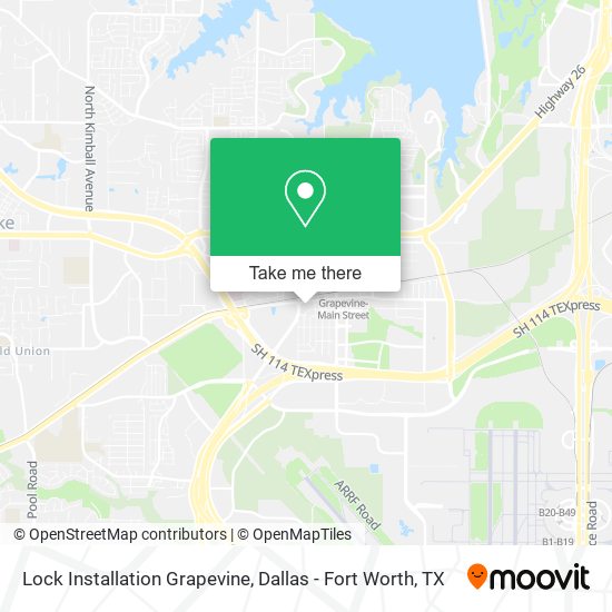 Mapa de Lock Installation Grapevine