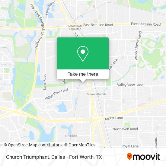 Church Triumphant map