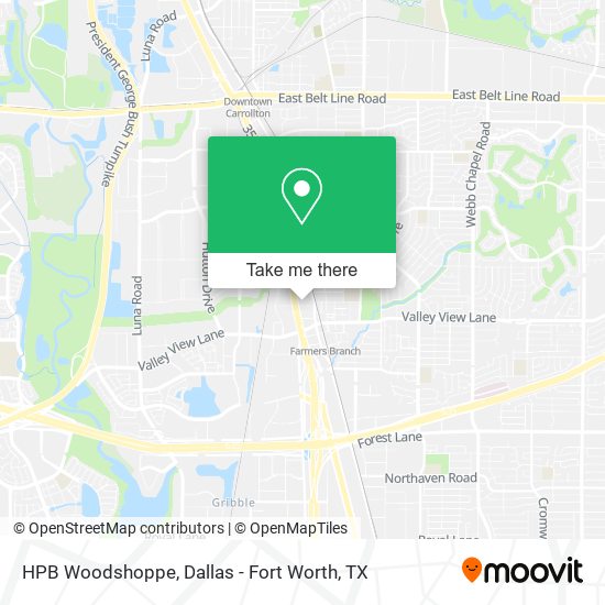 Mapa de HPB Woodshoppe