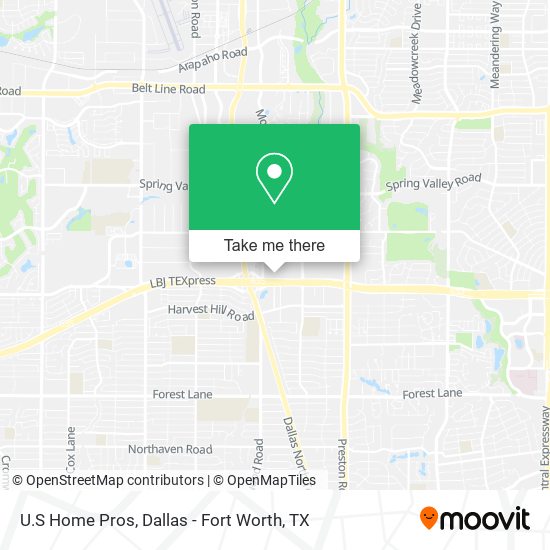 U.S Home Pros map