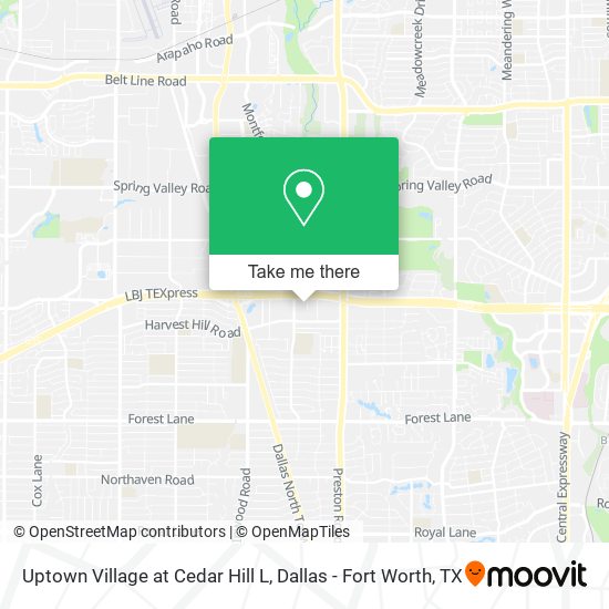 Uptown Village at Cedar Hill L map
