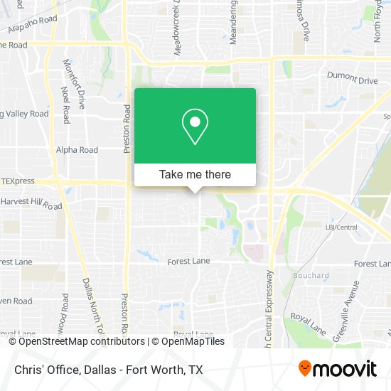 Chris' Office map