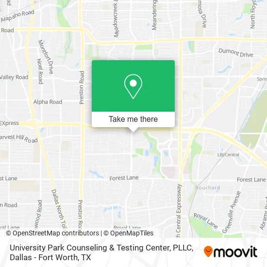 University Park Counseling & Testing Center, PLLC map
