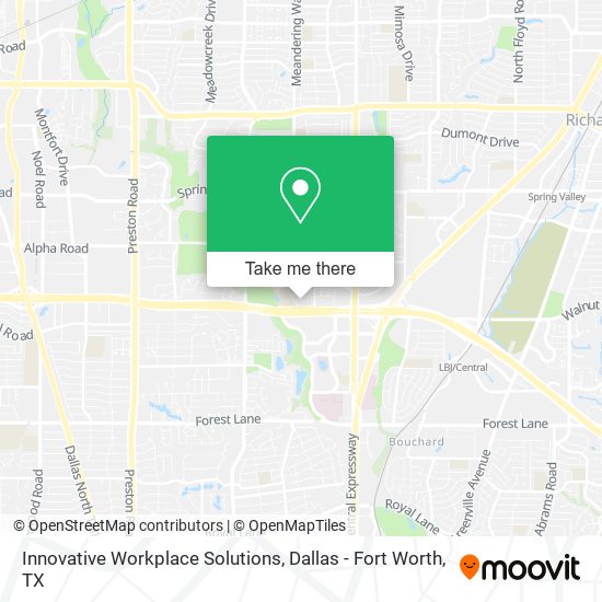 Innovative Workplace Solutions map