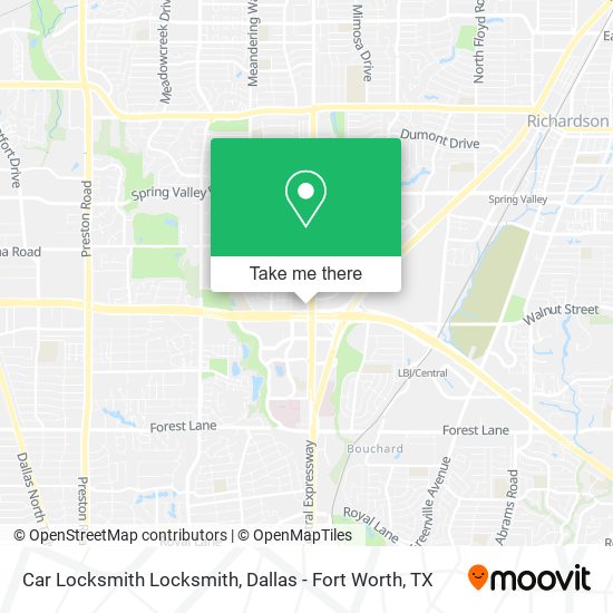 Car Locksmith Locksmith map