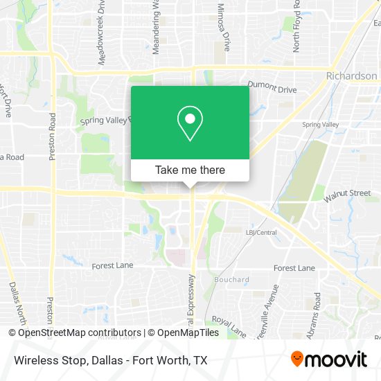 Wireless Stop map