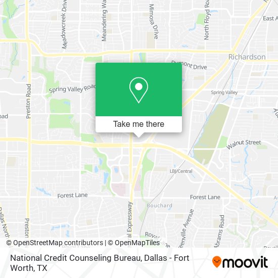 National Credit Counseling Bureau map