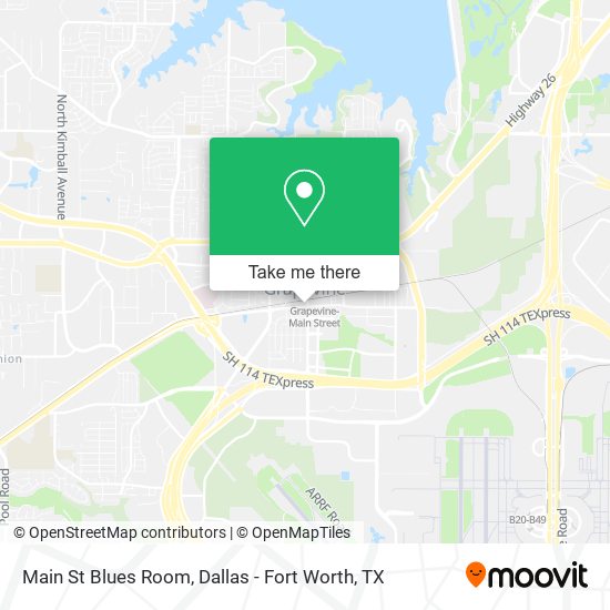 Main St Blues Room map