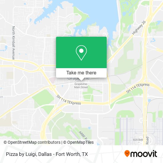 Pizza by Luigi map