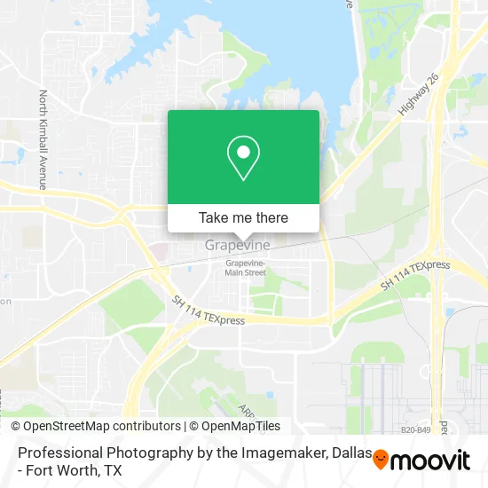 Professional Photography by the Imagemaker map