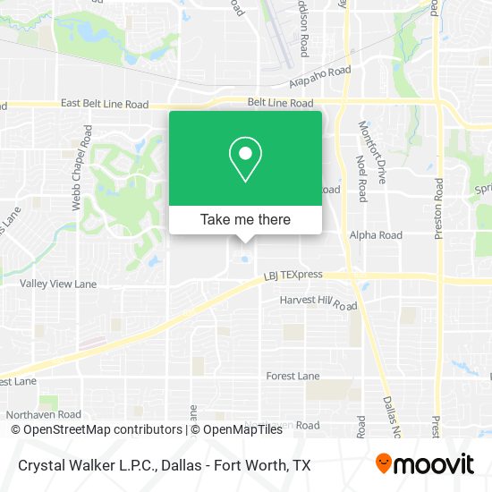 Crystal Walker L.P.C. map