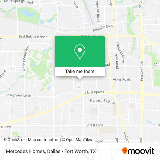 Mapa de Mercedes Homes
