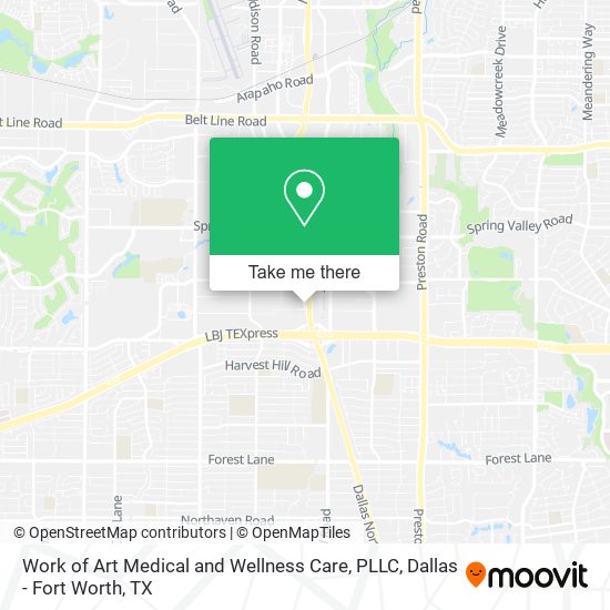 Work of Art Medical and Wellness Care, PLLC map