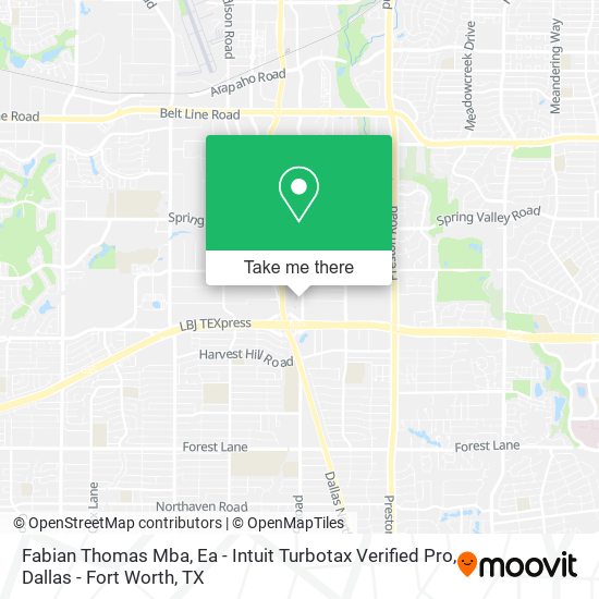 Mapa de Fabian Thomas Mba, Ea - Intuit Turbotax Verified Pro