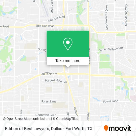 Edition of Best Lawyers map