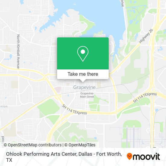 Ohlook Performing Arts Center map