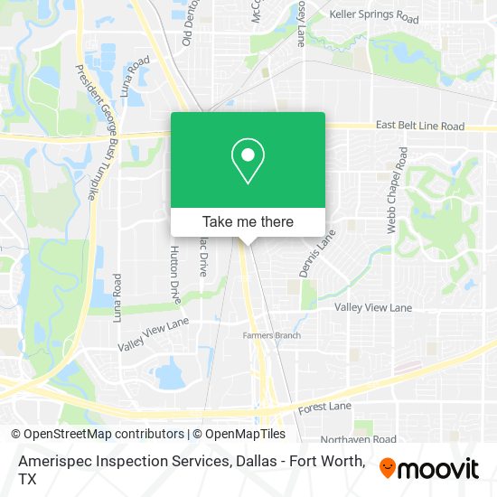 Mapa de Amerispec Inspection Services