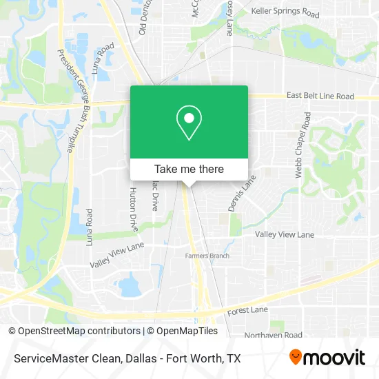 ServiceMaster Clean map