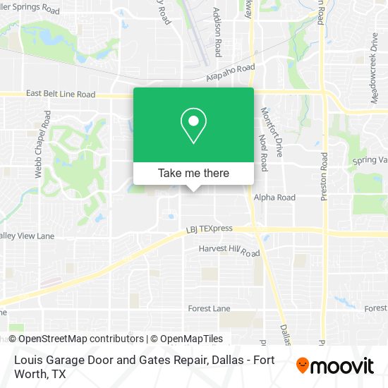 Louis Garage Door and Gates Repair map