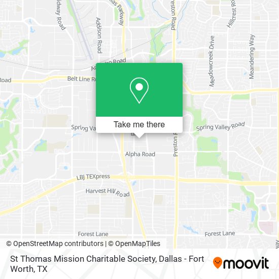 Mapa de St Thomas Mission Charitable Society