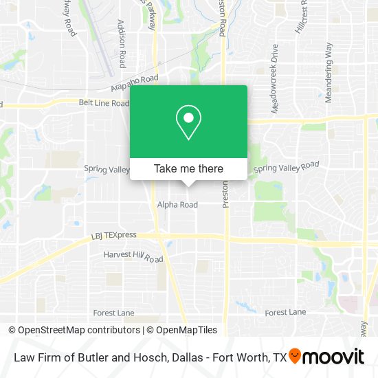 Law Firm of Butler and Hosch map