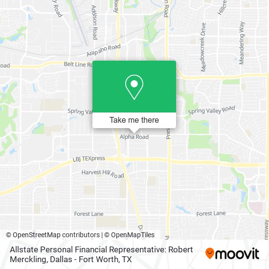 Allstate Personal Financial Representative: Robert Merckling map