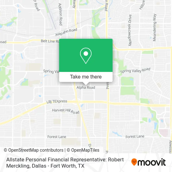 Allstate Personal Financial Representative: Robert Merckling map