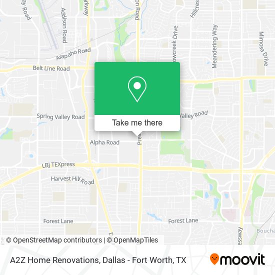 A2Z Home Renovations map