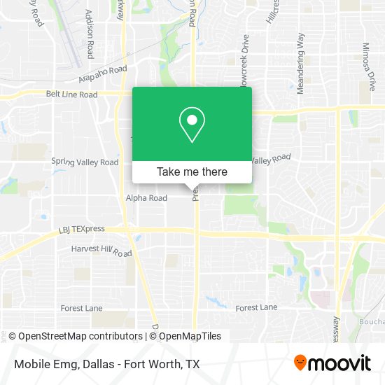 Mapa de Mobile Emg