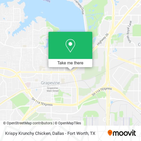 Mapa de Krispy Krunchy Chicken