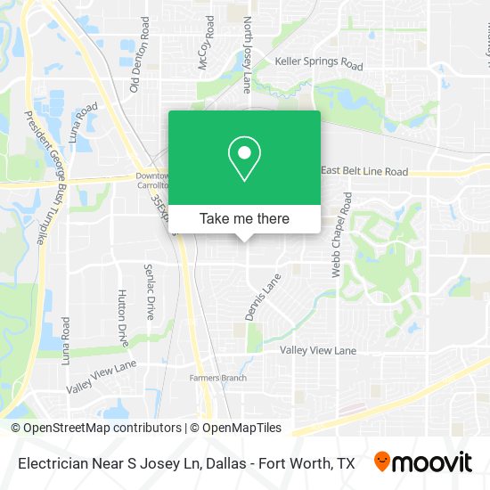 Electrician Near S Josey Ln map