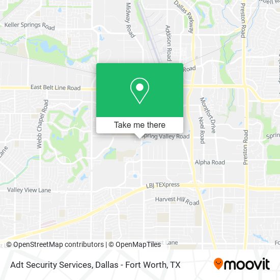 Adt Security Services map
