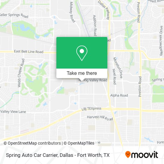 Spring Auto Car Carrier map
