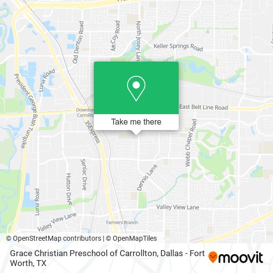 Mapa de Grace Christian Preschool of Carrollton
