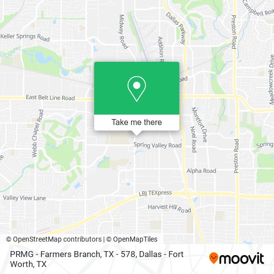 PRMG - Farmers Branch, TX - 578 map