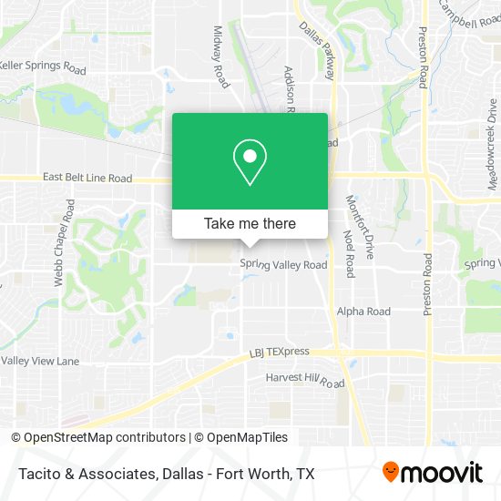 Tacito & Associates map