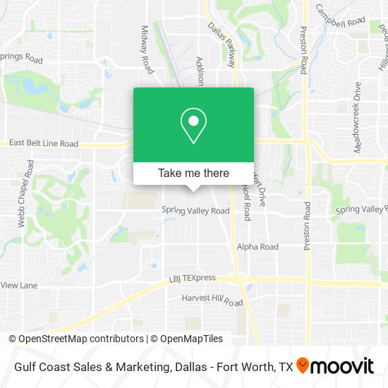Gulf Coast Sales & Marketing map