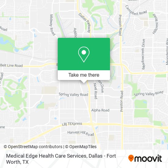 Medical Edge Health Care Services map