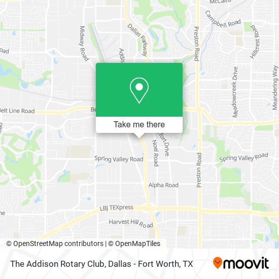 Mapa de The Addison Rotary Club